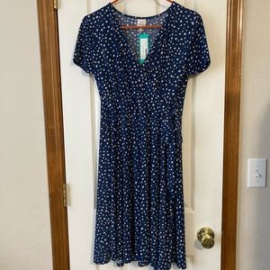 Faux wrap dress NWT